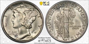 1936 10C DDO FS-101 MS67FB