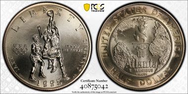 1995-S 50C Basketball MS69