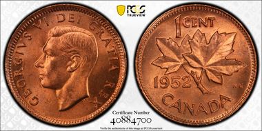 1952 1C MS66RD