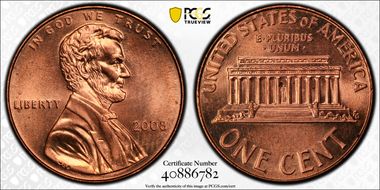 2008 1C MS63RD