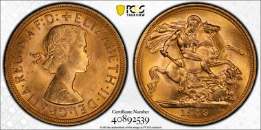 1959 Sov S-4125 St. George MS64