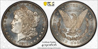 1878-S $1 MS63PL