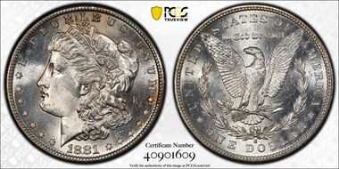 1881-S $1 MS64
