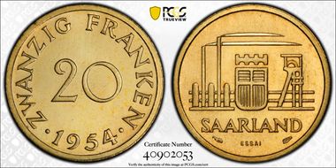 1954 P20 Fr KM-E3 Essai SP66