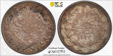 AH1293//24W (1898) 2 Qsh KM-293 MS64