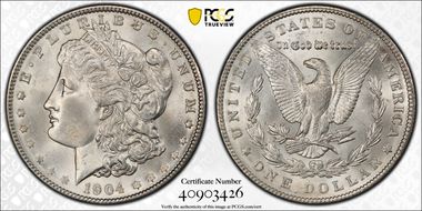 1904 $1 MS65