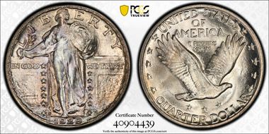 1929-S 25C MS66