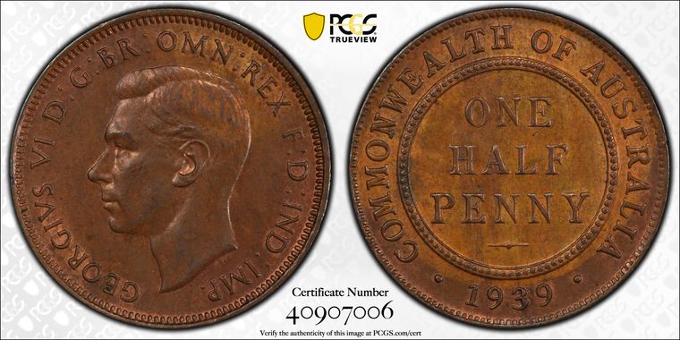 Cert 40907006 - Coin Image