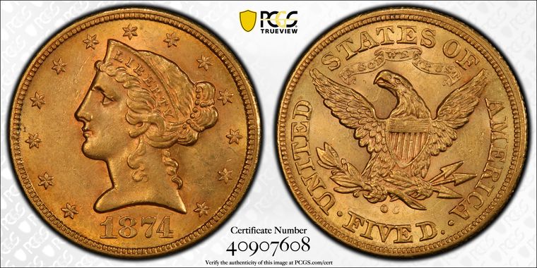 Cert 40907608 - Coin Image