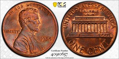 1984 1C MS67RB