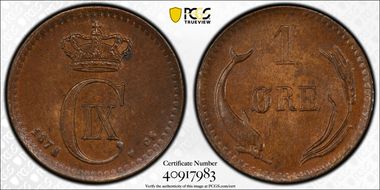1878 CS Øre MS64BN