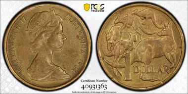 1984 $1 AU58