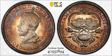 1927(m) Florin Canberra  KM-31 MS66