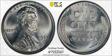1943 1C MS67