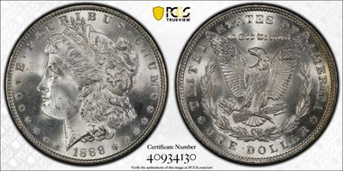 1888 $1 MS66