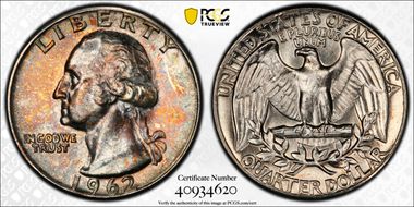 1962 25C Type B Reverse, FS-901 MS65