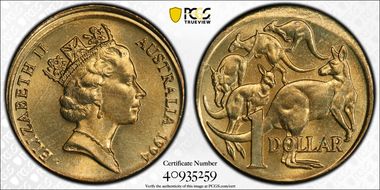 1994 $1 MS66