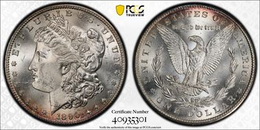 1890-S $1 MS65