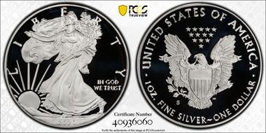 2020-S $1 Silver Eagle First Strike PR69DCAM