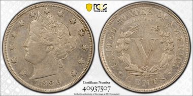 1886 5C AU53