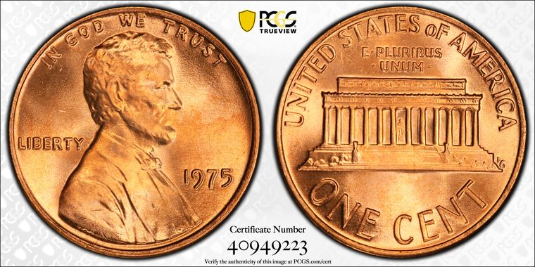 Cert 40949223 - Coin Image