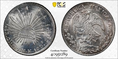 1884-Ca MM 8 R Ca67 MS64+