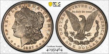 1887-S $1 MS63