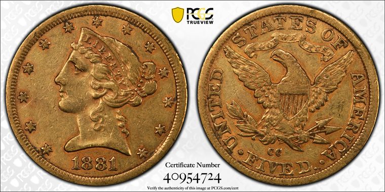 Cert 40954724 - Coin Image