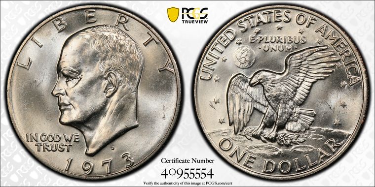 Cert 40955554 - Coin Image