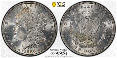 1886 $1 MS67