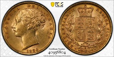 1884-S Sov S-3855B Shield MS61