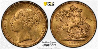 1885-M Sov S-3857C WW Complete, Sm BP MS62