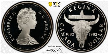 1982 S$1 Regina PR69DCAM