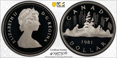 1981 $1 Voyageur PR69DCAM