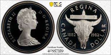 1982 S$1 Regina PR69DCAM