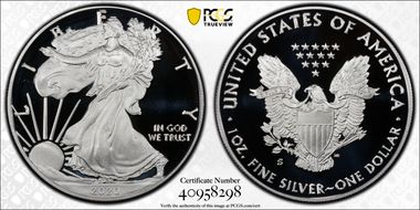 2020-S $1 Silver Eagle First Strike PR69DCAM