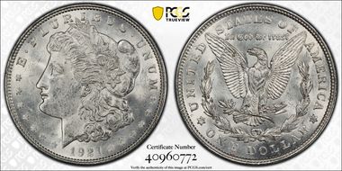 1921-D $1 MS63