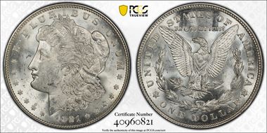 1921-D $1 MS63
