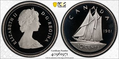 1981 10C PR69DCAM