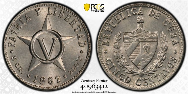 Cert 40963412 - Coin Image