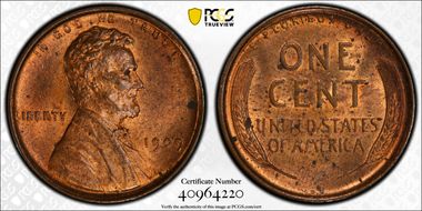 1909 VDB 1C DDO, FS-1102 MS63RB