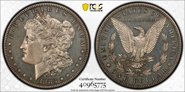 1883 $1 PR58