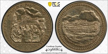 1998 Token Joseph Ejercito Estrada Oath of Office Ni-Brass MS64