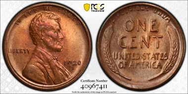 1920-S 1C MS64RD