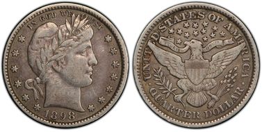 1898 25C VF30