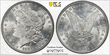 1883 $1 MS63