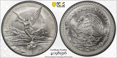 1998-Mo Onza Libertad Ag MS66