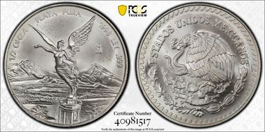 1998-Mo 1/2 oz Libertad Ag MS68