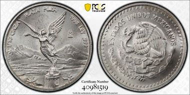 1998-Mo 1/10 oz Libertad Ag MS67
