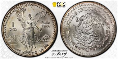 1994-Mo Onza Libertad Ag MS66